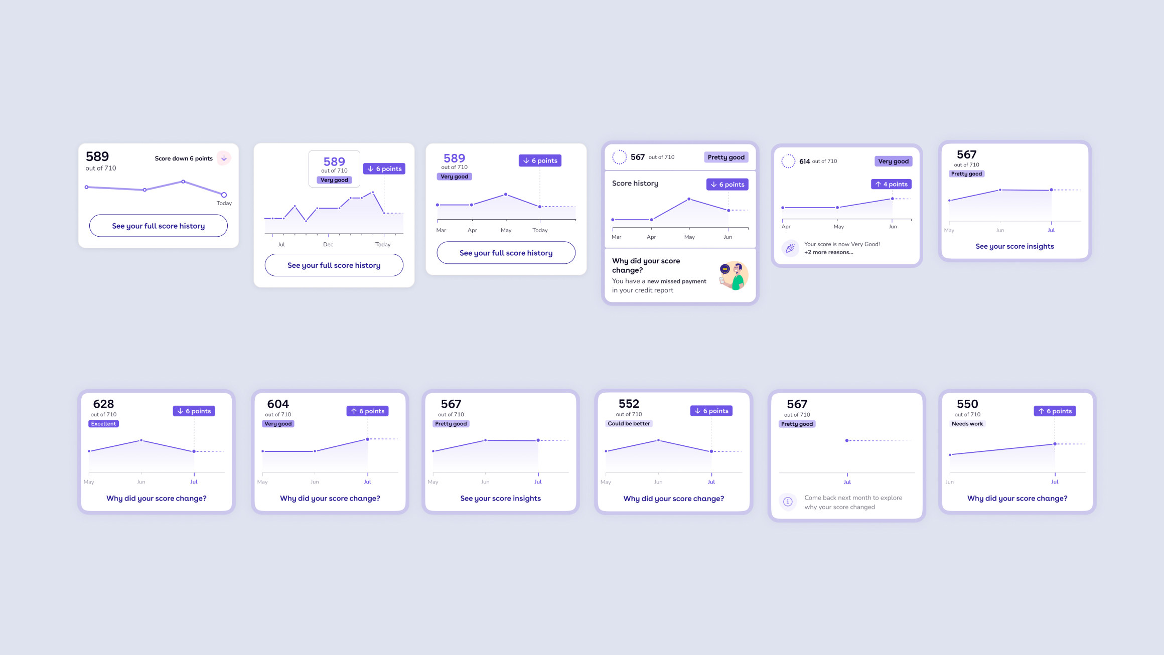 Credit report overview